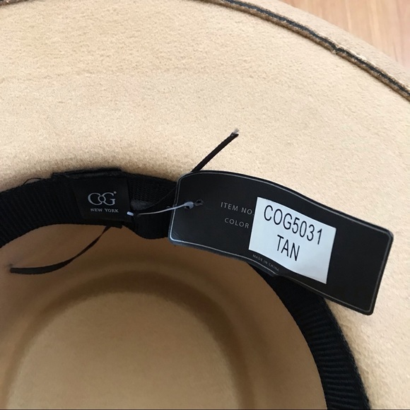 ❌SOLD❌CoG New York fedora hat in camel color - Picture 9 of 11